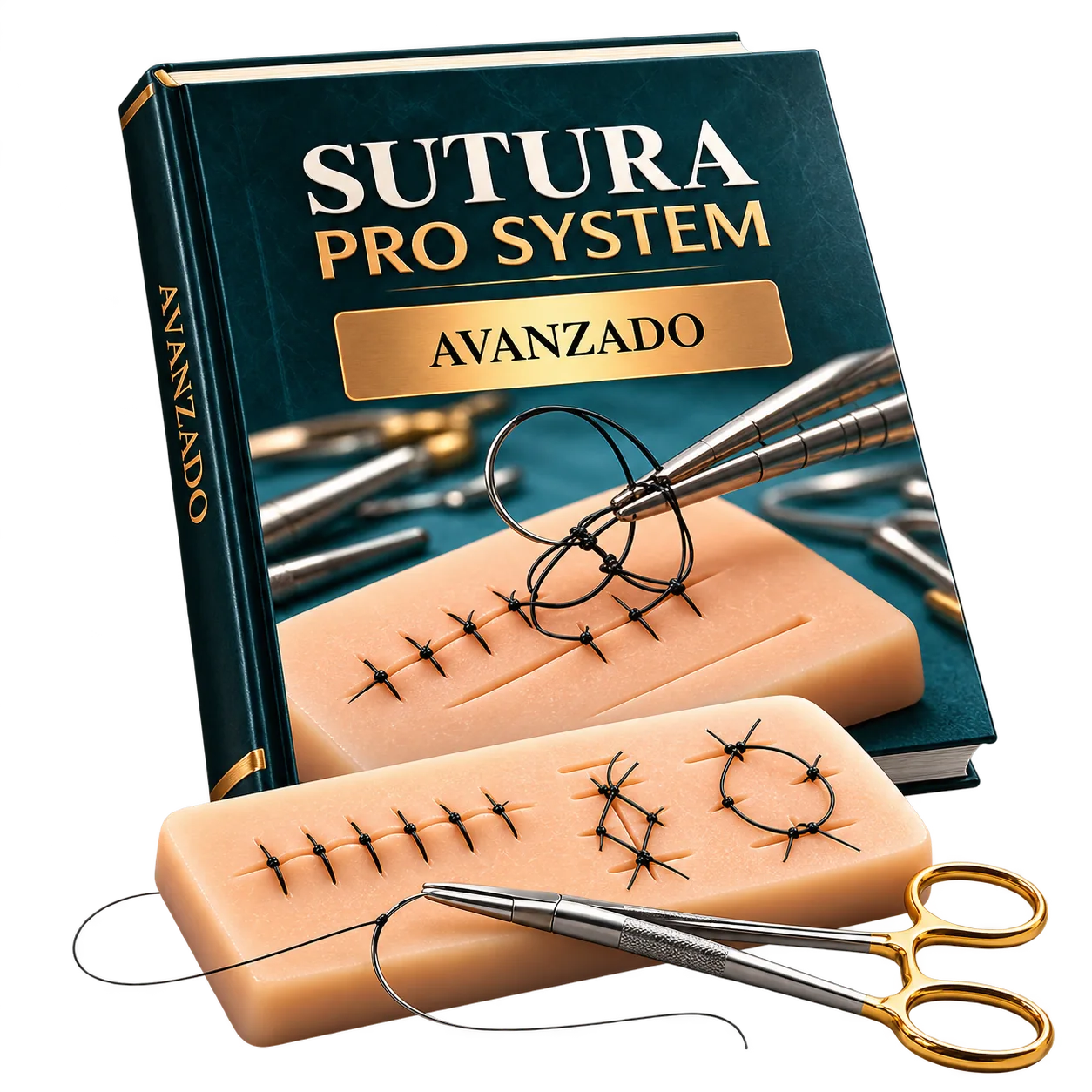 Manual Avanzado en presentación tridimensional premium