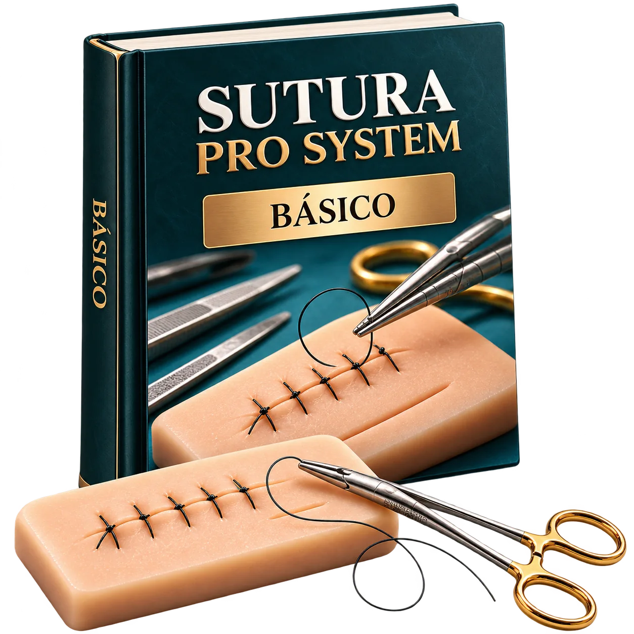 Manual Básico en presentación tridimensional premium